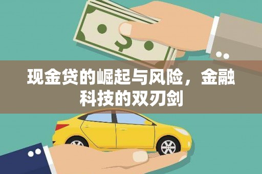 涟源现金贷的崛起与风险，金融科技的双刃剑