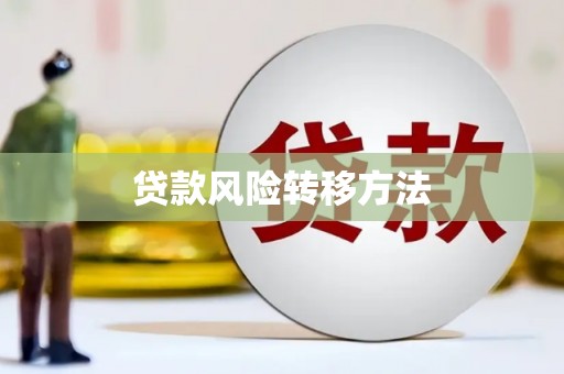涟源贷款风险转移方法