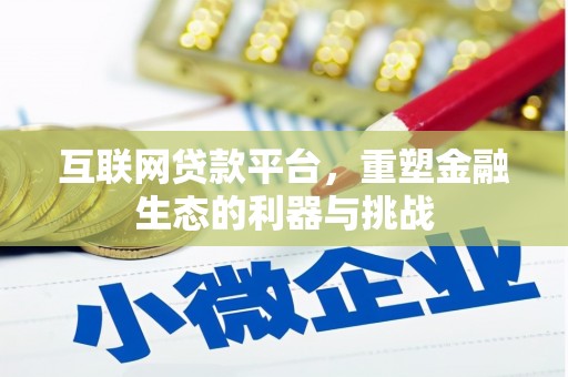 涟源互联网贷款平台，重塑金融生态的利器与挑战