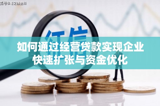 涟源如何通过经营贷款实现企业快速扩张与资金优化