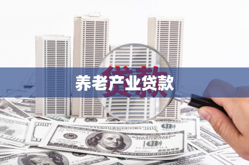 涟源养老产业贷款